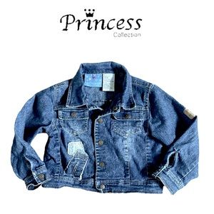PRINCESS COLLECTION➕Patch Embellished Jean Jacket